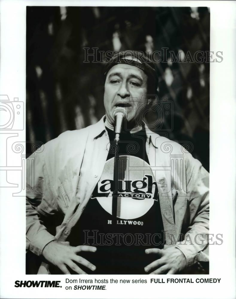 Press Photo Dom Irrera host of Full Frontal Comedy - cvp69955 - Historic Images