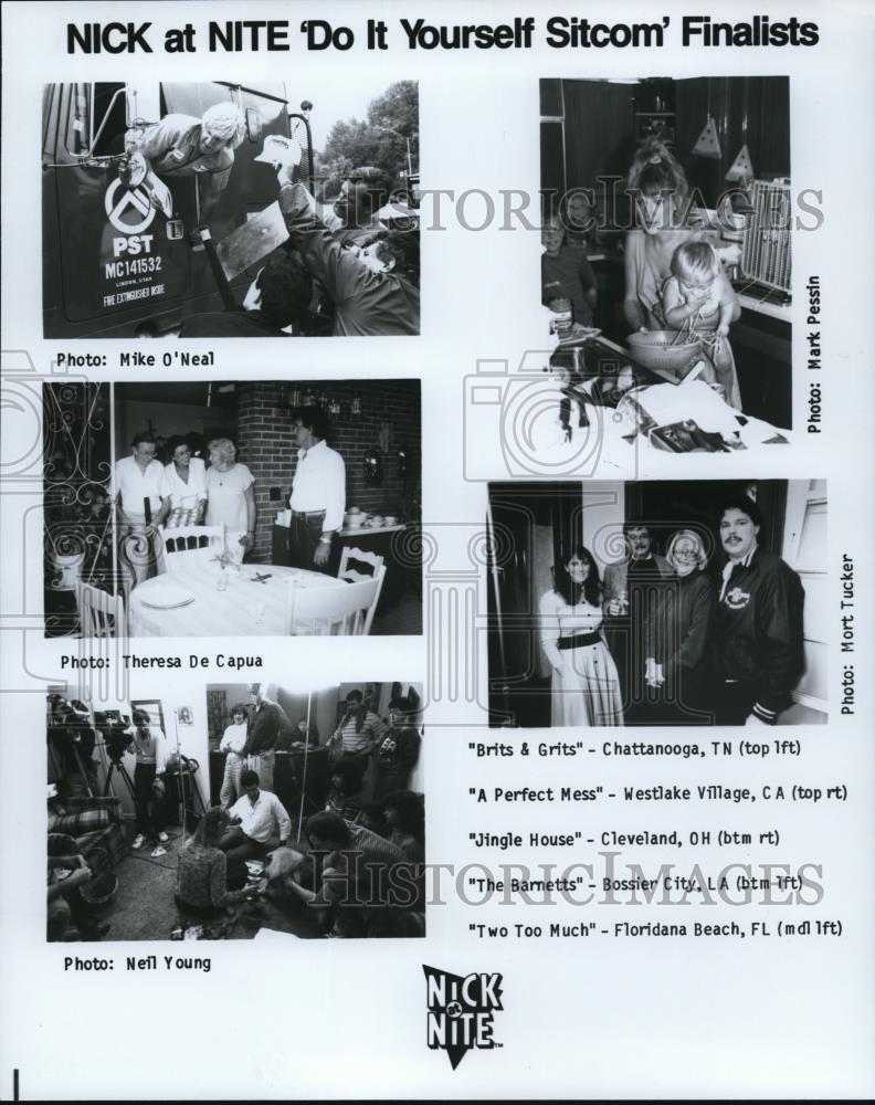 1987 Press Photo NIck At Night Mike O&#39;Neal Theresa De Capua Nefl Young - Historic Images
