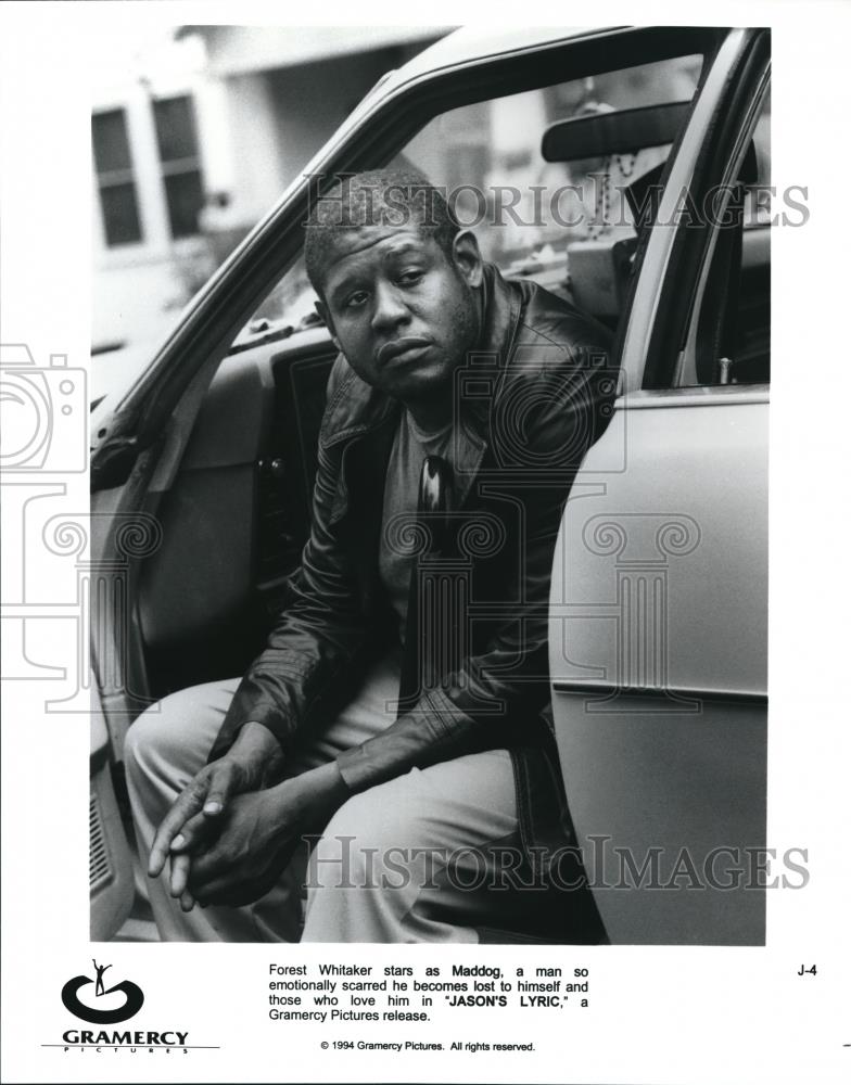 1995 Press Photo Forest Whitaker stars as Maddog in Jason's Lyric - cvp52021 - Historic Images