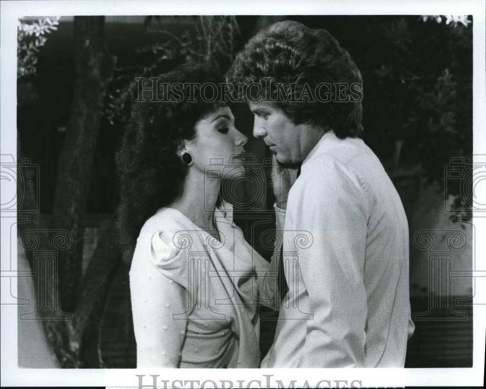 1983 Press Photo Marta DuBois and Daniel Hugh-Kelly in Hardcastle and McCormick - Historic Images