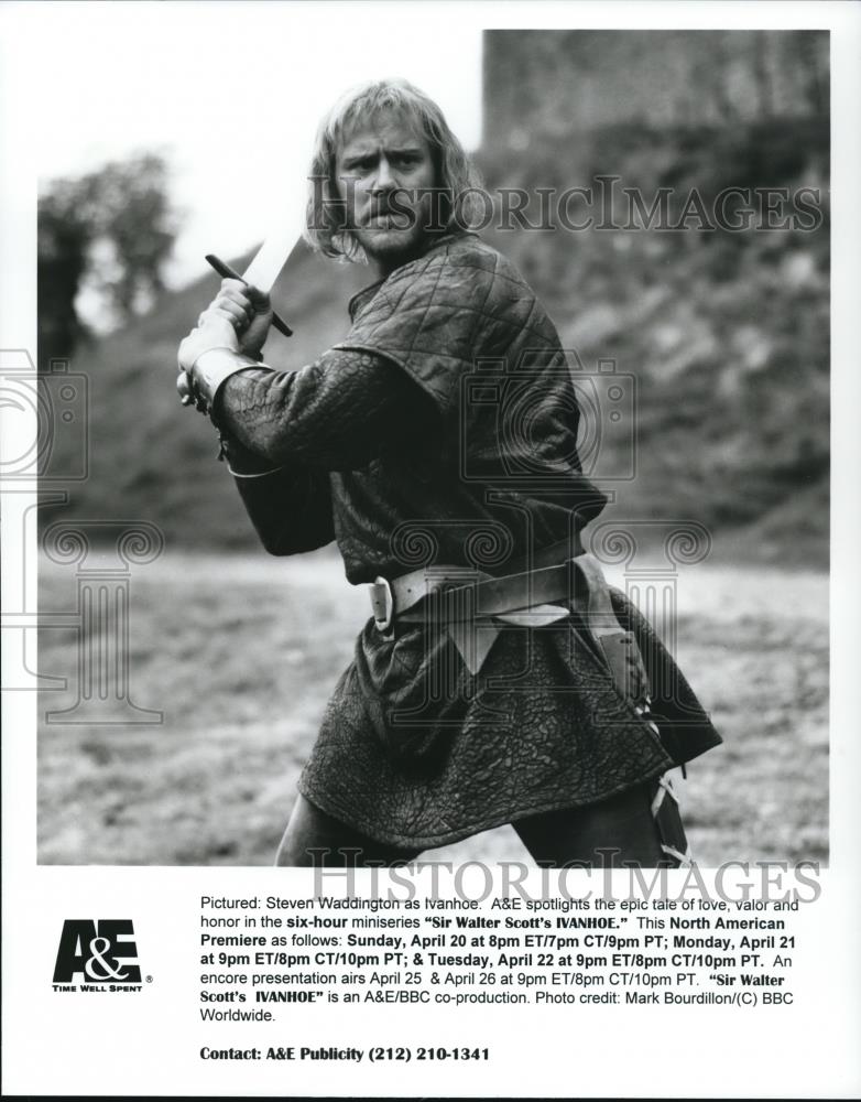 Press Photo Sir Walter Scott's Ivanhoe Steven Waddington - cvp53968 - Historic Images