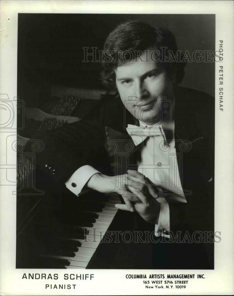 1987 Press Photo Andras Schiff Pianist - cvp75932 - Historic Images
