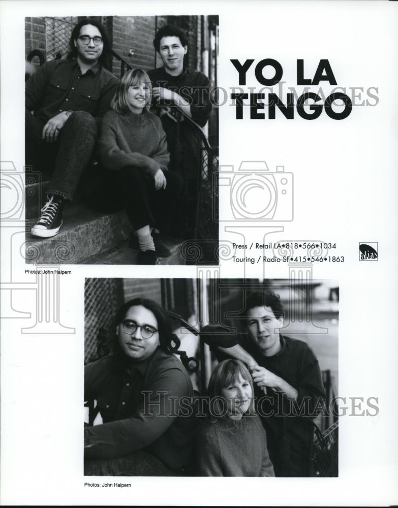 1994 Press Photo Georgia Hubley Ira Kaplan James McNew of Yo La Tengo - Historic Images