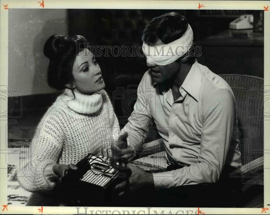 1978 Press Photo Jane Seymour & Cliff Potts in Love's Dark Ride - cvp74989 - Historic Images