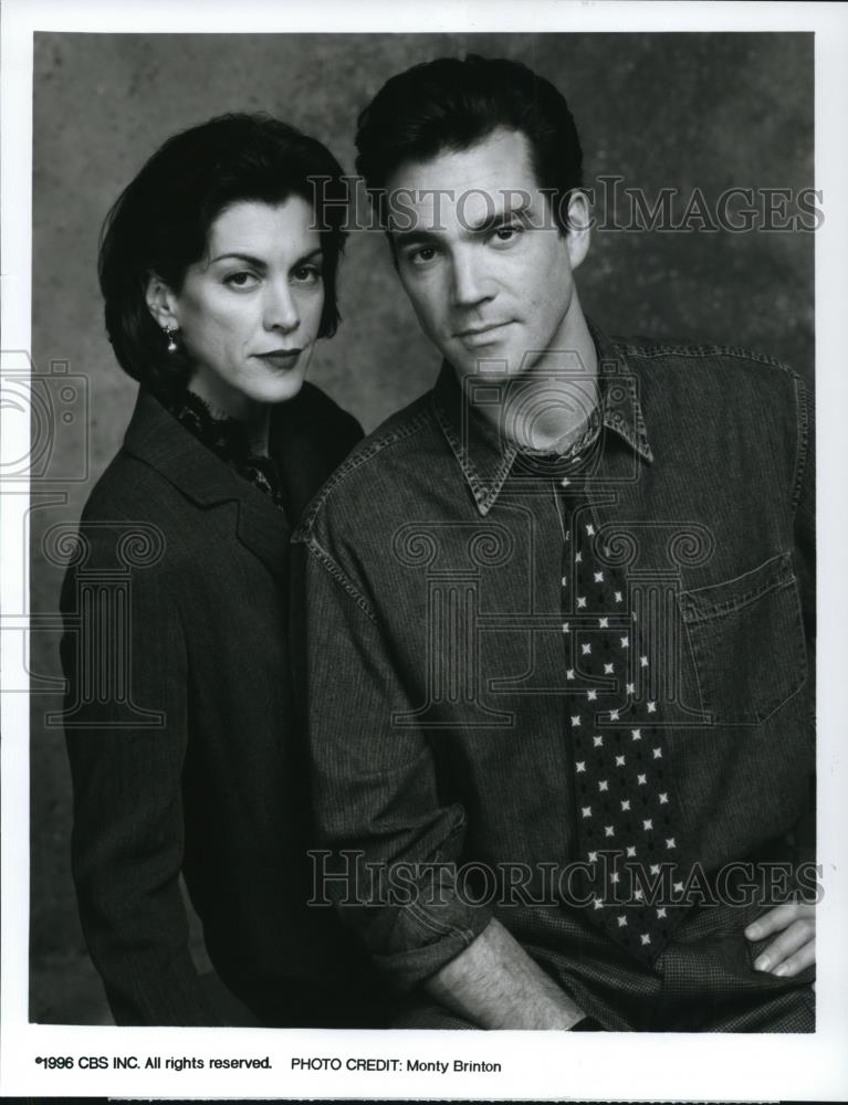 1996 Press Photo Wendie Malick & Jon Tenney in Good Company - cvp43942 - Historic Images