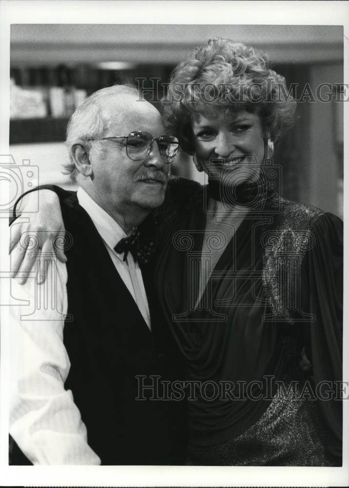 1986 Press Photo Barnard Hughes &amp; Christine Ebersole in The Cavanaughs - Historic Images