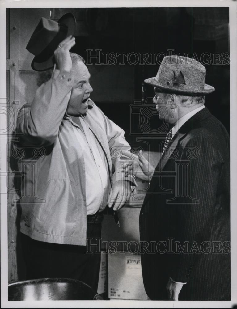 1979 Press Photo Martin Balsam and Carroll O&#39;Connor in Archie Bunker&#39;s Place - Historic Images