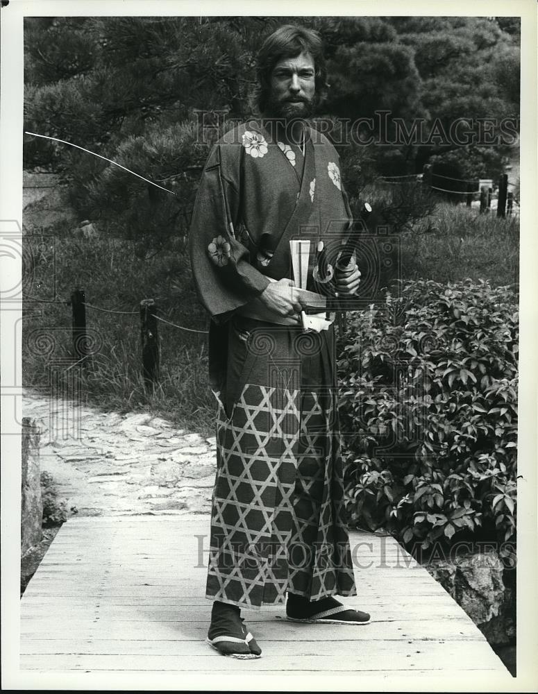 1980 Press Photo Richard Chamberlain stars as Blackthorne in Shogun TV show - Historic Images