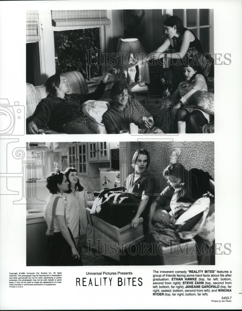 1995 Press Photo Ethan Hawk &amp; Steve Zahn in Reality Bites  - cvp57928 - Historic Images