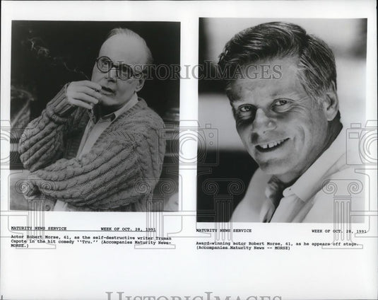 1991 Press Photo Robert Morse in Tru - cvp46260 - Historic Images