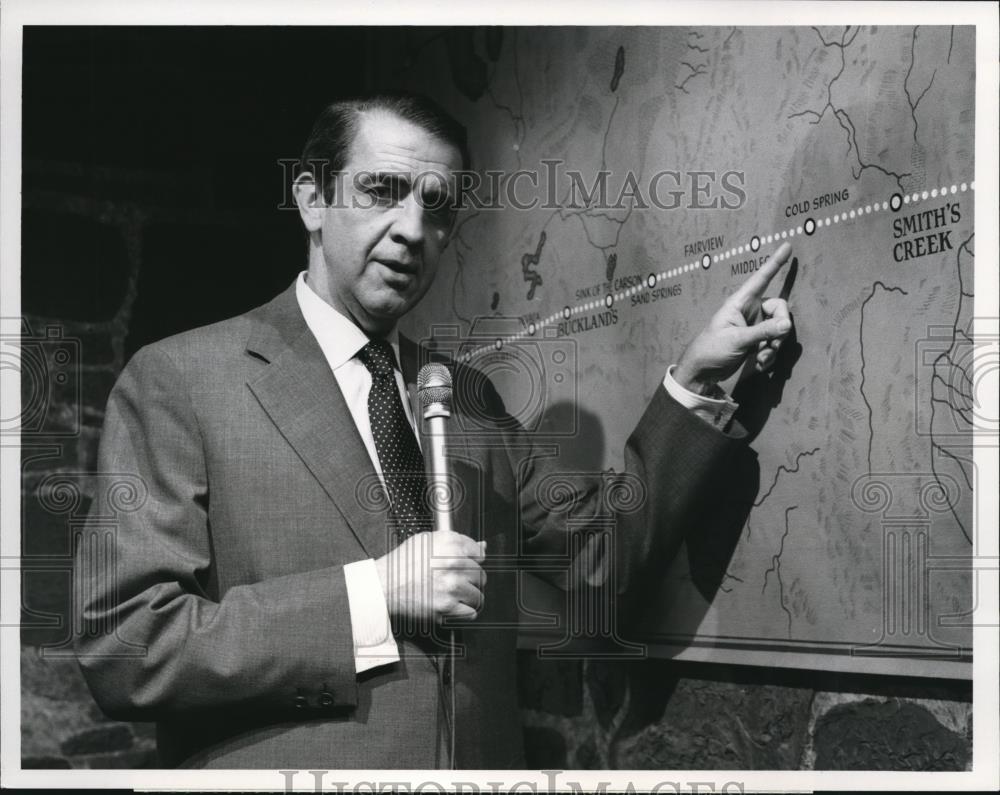 1971 Press Photo CBS News Hughes Rudd - cvp73106 - Historic Images
