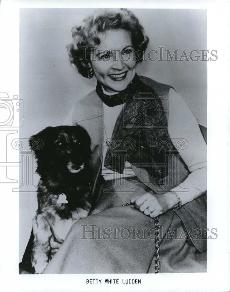 1984 Press Photo Betty White Ludden - cvp73221 - Historic Images
