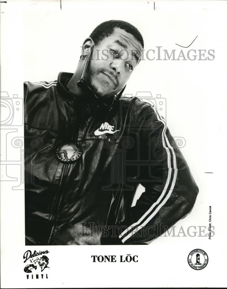 1989 Press Photo Tone Loc American Hip Hop Rapper - cvp52787 - Historic Images