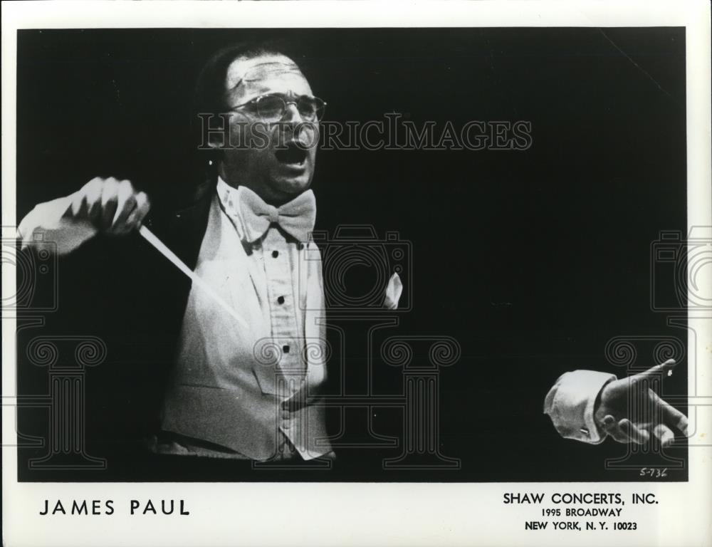1979 Press Photo James Paul Conductor  - cvp49985 - Historic Images