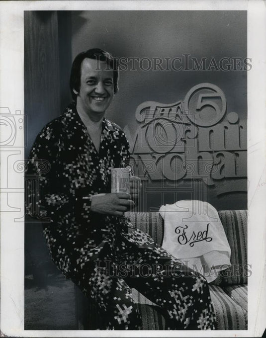 1975 Press Photo Fred Griffith on Morning Exchange - cvp51203 - Historic Images