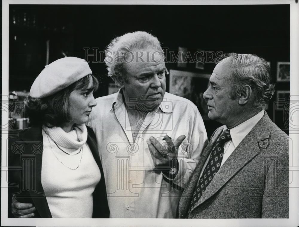 1979 Press Photo Talia Balsam Carroll O'Conner Martin Balsam Archie Bunkers Plac - Historic Images