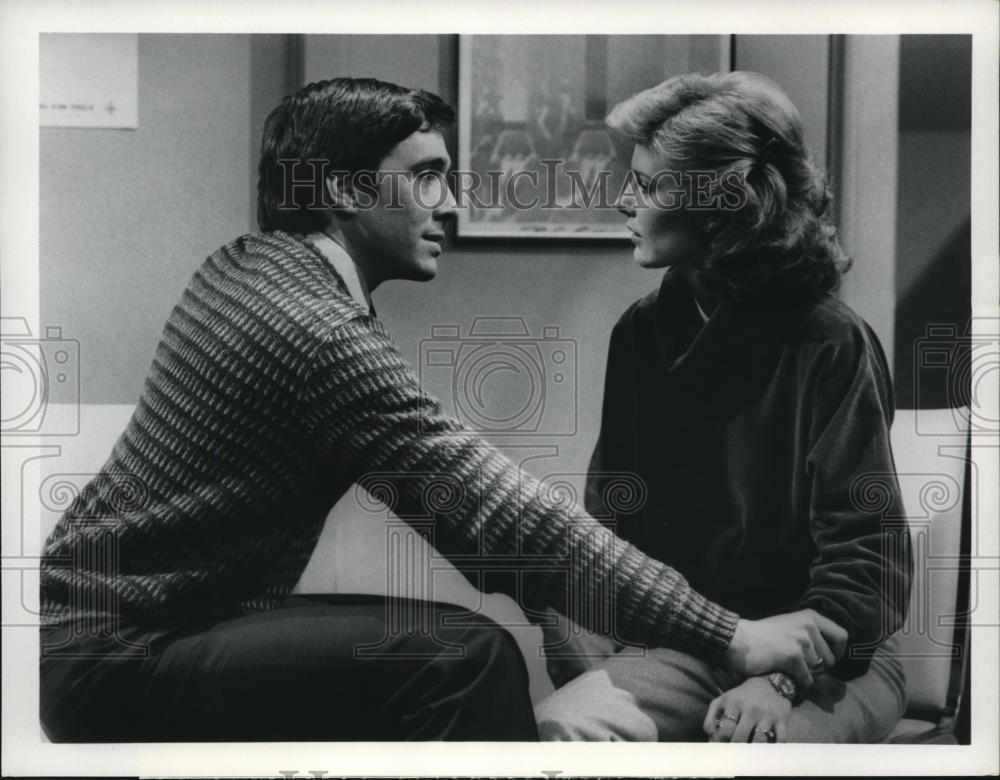 1979 Press Photo John Blazo and Karen Morris in Ryan's Hope - cvp72481 - Historic Images