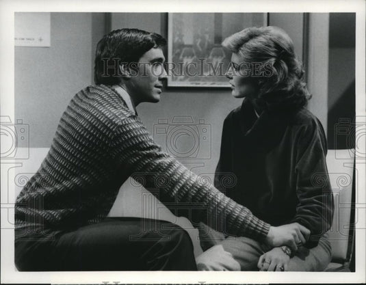 1979 Press Photo John Blazo and Karen Morris in Ryan's Hope - cvp72481 - Historic Images