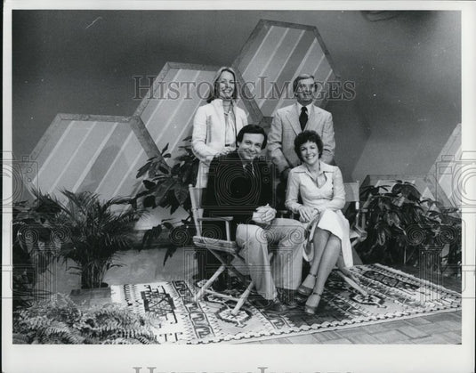1978 Press Photo Ann Mulligan Dave Buckel Mike Keen Jan Jones on Noontime - Historic Images