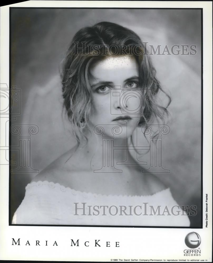 1989 Press Photo Maria McKee of Love Justice - cvp58158 - Historic Images