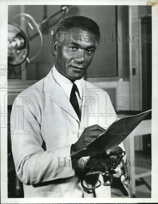 1968 Press Photo Percy Rodriguez stars in Peyton Place - Historic Images