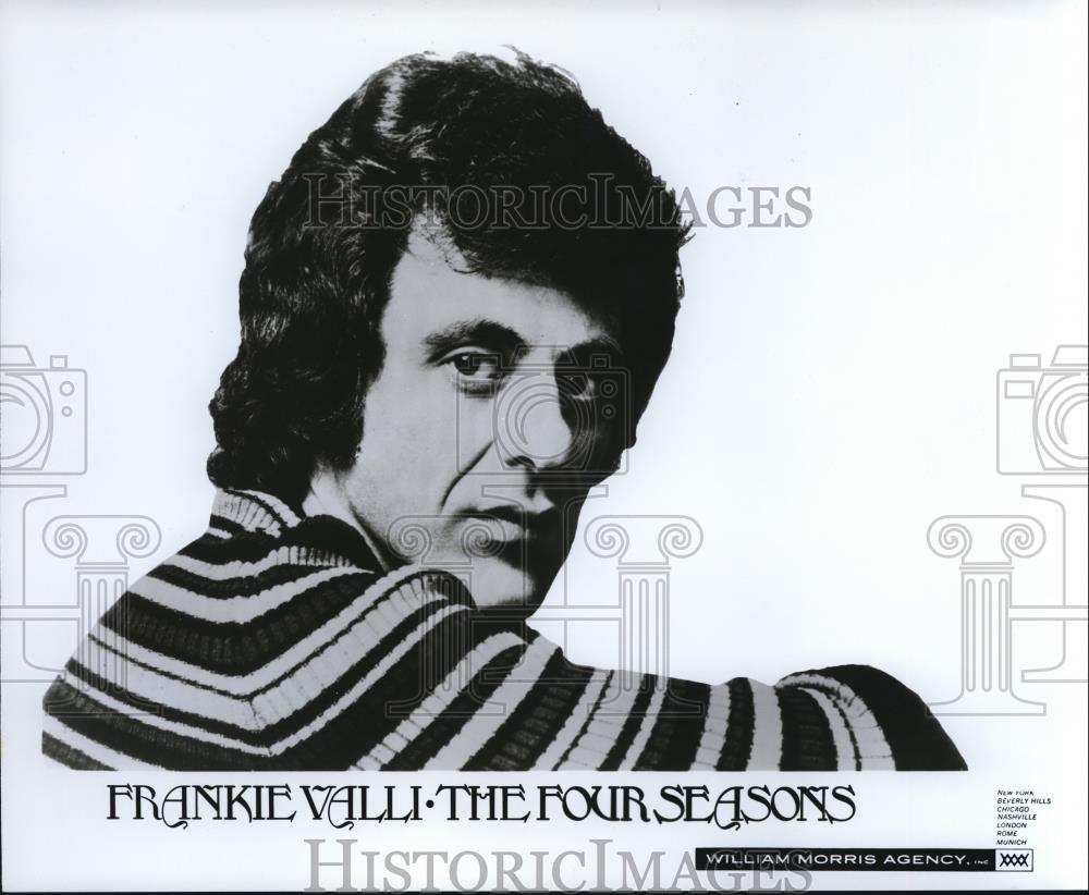 1976 Press Photo Frankie Valli and the Four Seasons, Musical Group - Historic Images