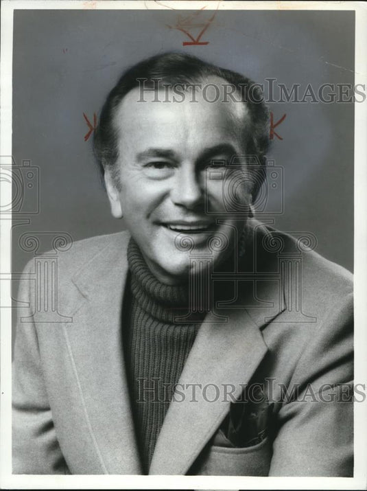 1978 Press Photo Jack Paar host of Jack Paar Tonight TV show - cvp72857 - Historic Images