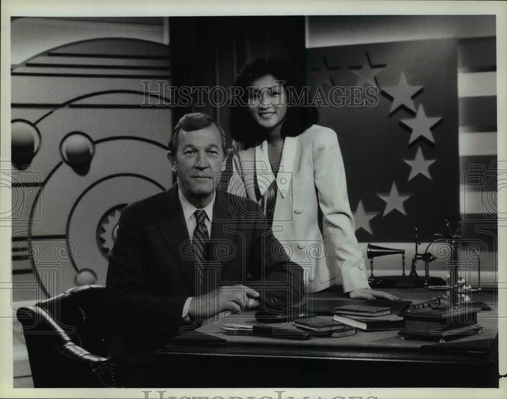 1985 Press Photo TV ProgramAmerican Almanac - cvp55889 - Historic Images