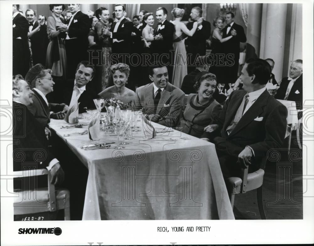 1985 Press Photo Jane Powell Danielle Darrieux Wendell Corey Rich Young Pretty - Historic Images