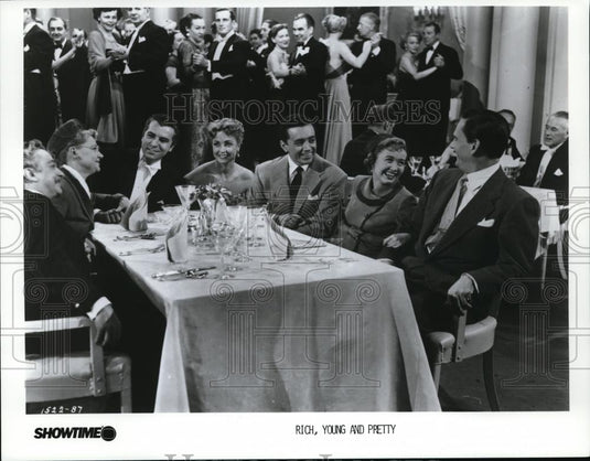 1985 Press Photo Jane Powell Danielle Darrieux Wendell Corey Rich Young Pretty - Historic Images