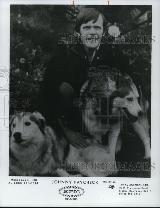 1973 Press Photo Johnny Paycheck - cvp49386 - Historic Images