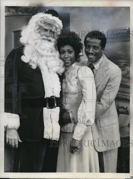 1976 Press Photo Franklin Cover Berlinda Tolbert Damon Evans "The Jeffersons" - Historic Images