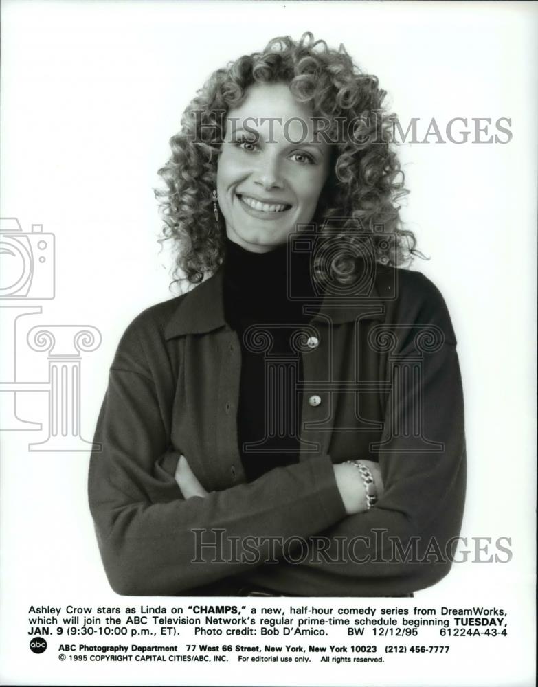 1995 Press Photo Ashley Crow on Champs - cvp54939 - Historic Images