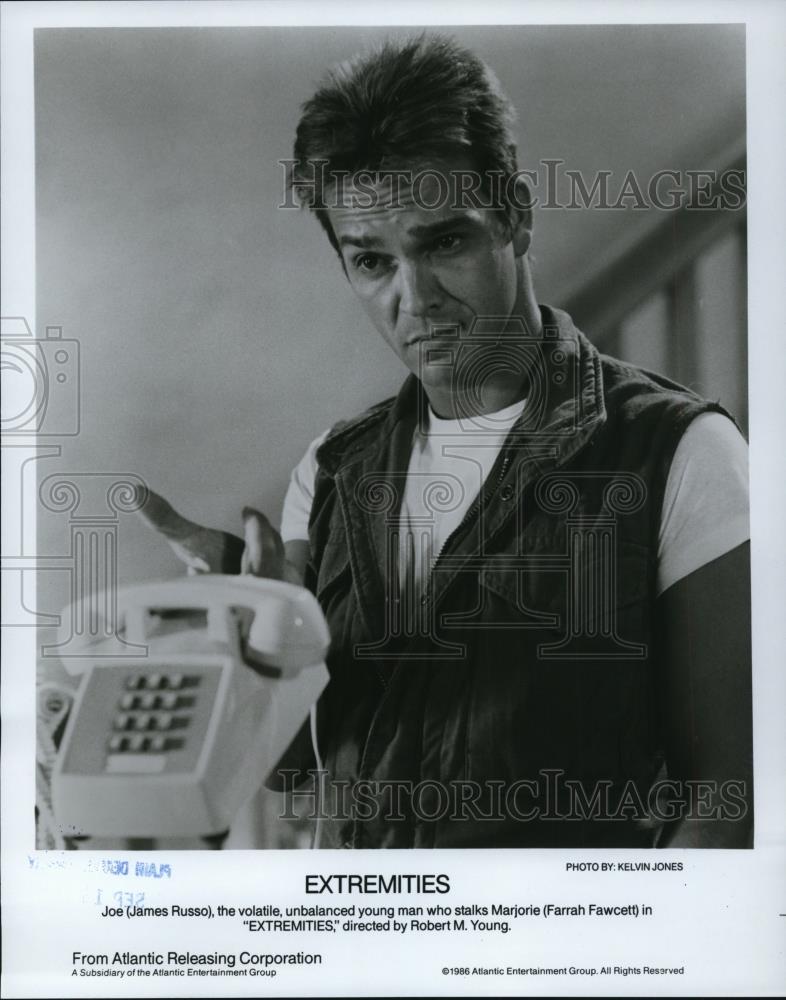 1986 Press Photo James Russo in &quot;Extremities&quot; - cvp49746 - Historic Images