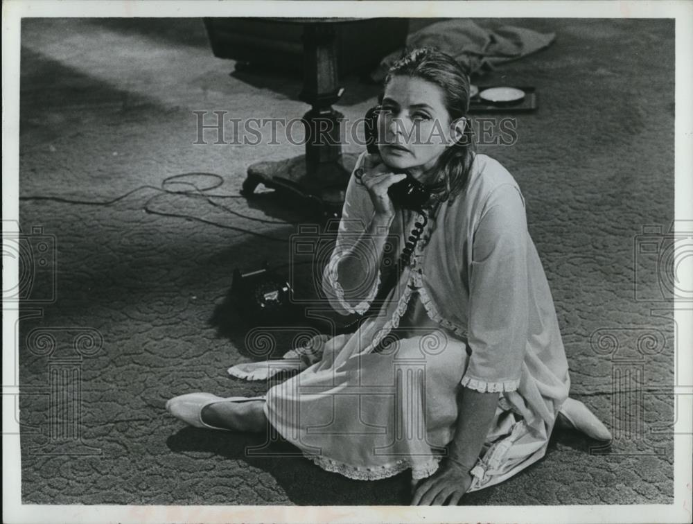 1967 Press Photo Ingrid Bergman stars in The Human Voice - Historic Images