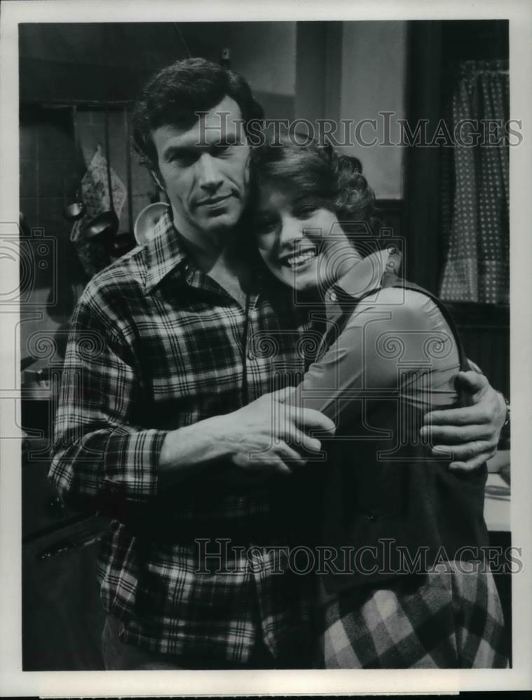 1979 Press Photo Michale Levin &amp; Nicolette Goulet in Ryan&#39;s Hope - Historic Images