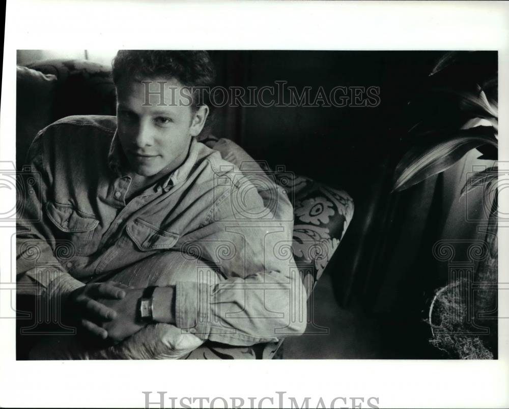 1992 Press Photo Ian Ziering of the hit TV show Beverly Hills 90210 - cva50003 - Historic Images