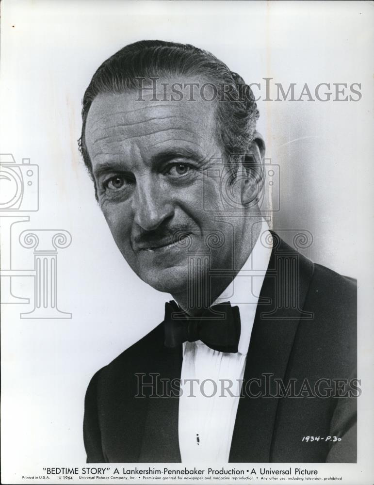 1974 Press Photo David Niven in Bedtime Story  - cvp41317 - Historic Images