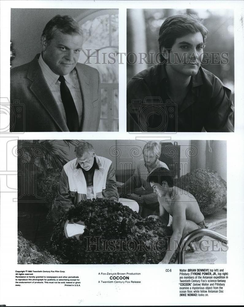 1985 Press Photo Brian Dennehy Tryone Power, Jr. in Cocoon - cvp68844 - Historic Images