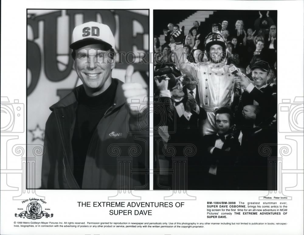 1999 Press Photo Super Dave Osborne in Extreme Adventures of Super Dave - Historic Images