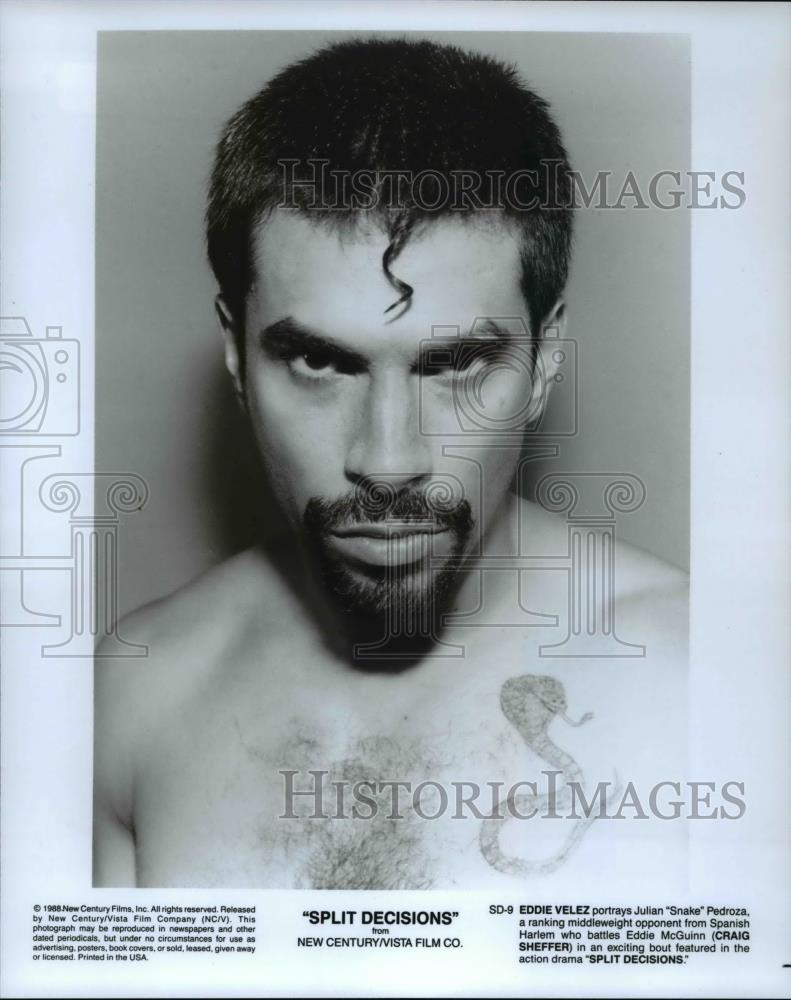 Press Photo New Century presents Split Decisions with Eddie Velez - cvp70389 - Historic Images