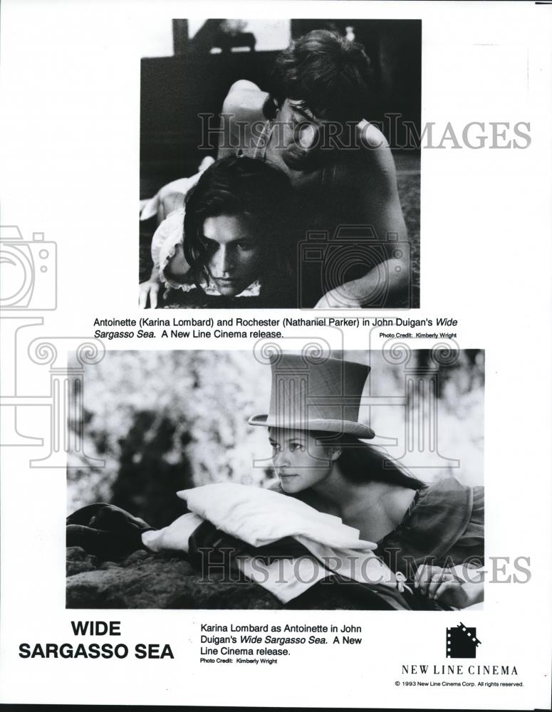 1994 Press Photo New Line Cinema presents Wide Sargasso Sea with Karina Lombard - Historic Images