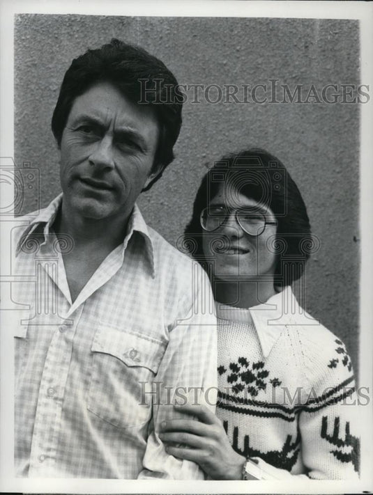 1978 Press Photo Bill Bixby and Brandon Cruz star in The Incredible Hulk - Historic Images