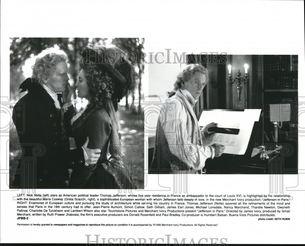 Press Photo Movie Jefferson in Paris - cvp57295 - Historic Images