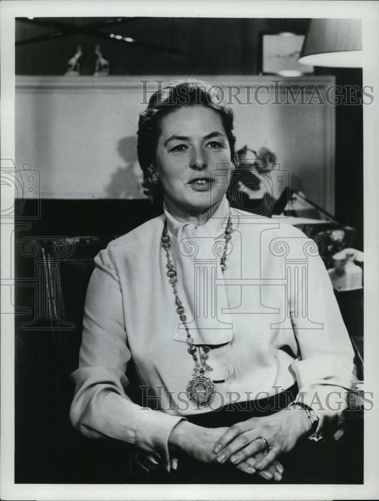 1967 Press Photo Ingrid Bergman Bogart - cvp53846 - Historic Images