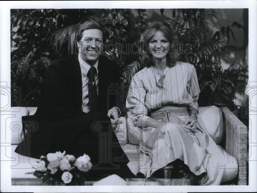 1978 Press Photo David Hartman Cheryl Tiegs Good Morning America - cvp43784 - Historic Images