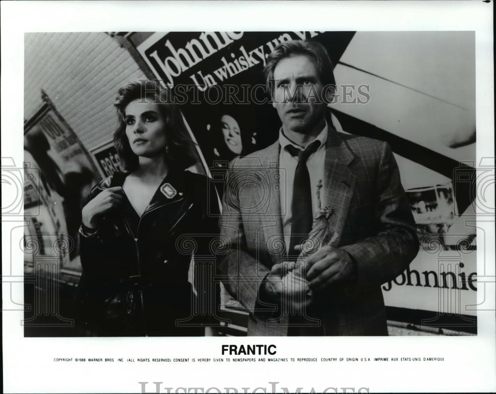 1988 Press Photo Frantic Harrison Ford  - cvp45759 - Historic Images