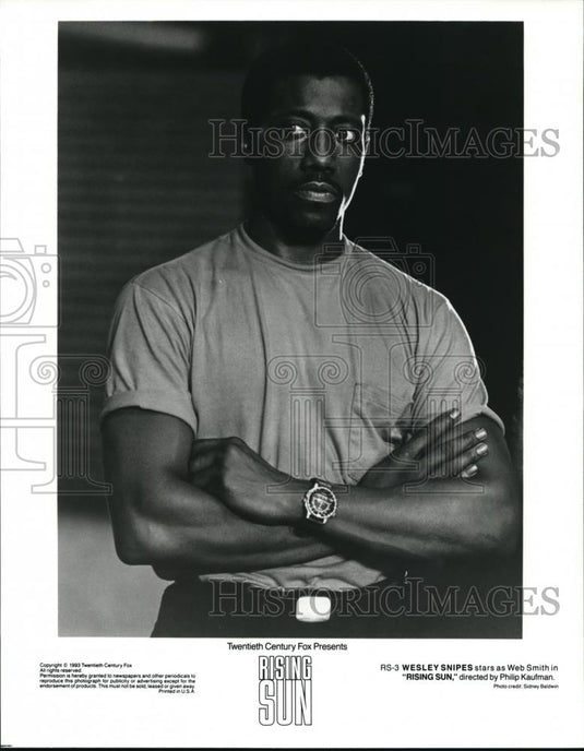 1994 Press Photo Wesley Snipes stars as Web Smith in Rising Sun - cvp42453 - Historic Images