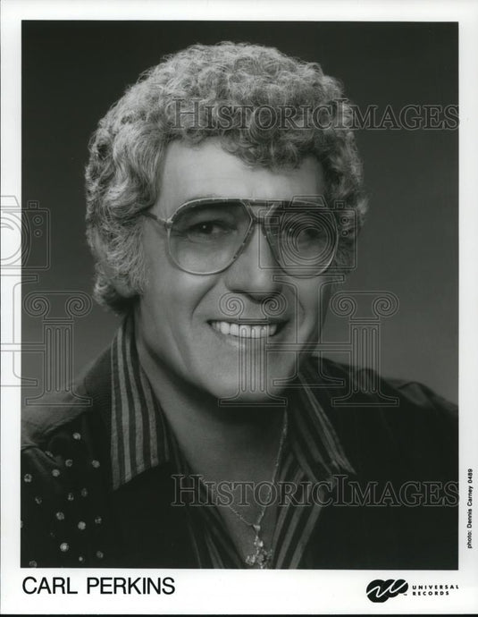 1989 Press Photo Carl Perkins - cvp50305 - Historic Images