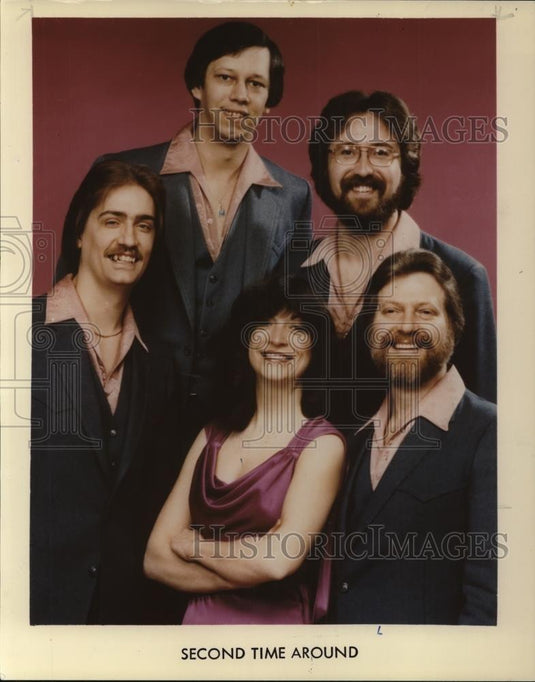 1983 Press Photo Scott Haphaway Alice and Leroy Marish Bruce Minner Mike Kozsey - Historic Images
